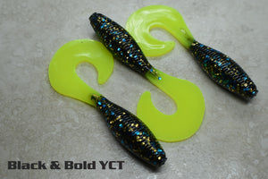 3.25" Single Tail Fat Grub - 10pak